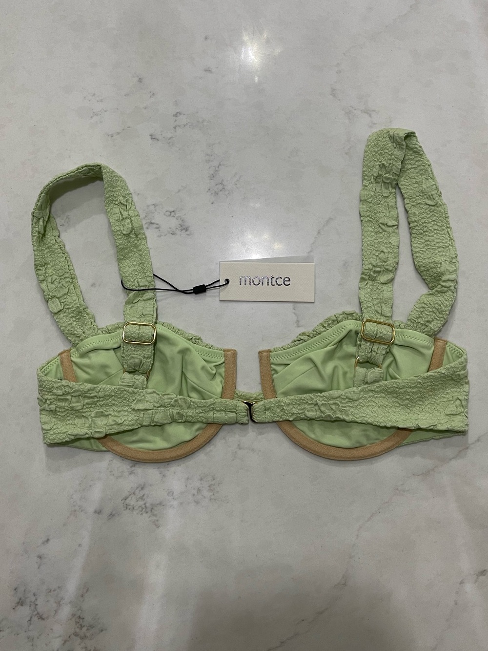 NWT Montce Variation Bikini Top in Avo Floral - Picture 2 of 6